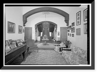 Historic Framed Print, Kenworthy Hall, State Highway 14 (Greensboro Road), Marion, Perry County, AL - 34,  17-7/8" x 21-7/8"