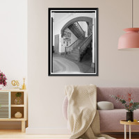 Historic Framed Print, Kenworthy Hall, State Highway 14 (Greensboro Road), Marion, Perry County, AL - 36,  17-7/8" x 21-7/8"