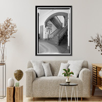 Historic Framed Print, Kenworthy Hall, State Highway 14 (Greensboro Road), Marion, Perry County, AL - 36,  17-7/8" x 21-7/8"