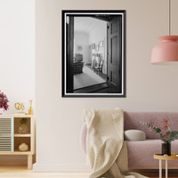 Historic Framed Print, Kenworthy Hall, State Highway 14 (Greensboro Road), Marion, Perry County, AL - 38,  17-7/8" x 21-7/8"