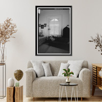 Historic Framed Print, Kenworthy Hall, State Highway 14 (Greensboro Road), Marion, Perry County, AL - 40,  17-7/8" x 21-7/8"