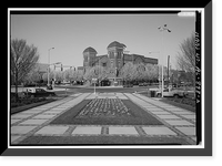 Historic Framed Print, Sixteenth Street Baptist Church, 1530 Sixth Avenue North, Birmingham, Jefferson County, AL - 2,  17-7/8" x 21-7/8"