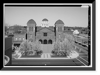 Historic Framed Print, Sixteenth Street Baptist Church, 1530 Sixth Avenue North, Birmingham, Jefferson County, AL - 4,  17-7/8" x 21-7/8"