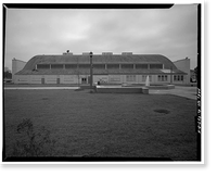 Historic Framed Print, Maxwell Air Force Base, Building No. 690, 255 East Ash Street, Montgomery, Montgomery County, AL - 2,  17-7/8" x 21-7/8"