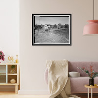 Historic Framed Print, Faraway Ranch, Willcox vicinity, Cochise County, AZ - 5,  17-7/8" x 21-7/8"
