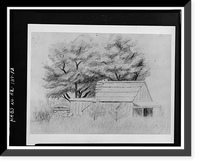 Historic Framed Print, Faraway Ranch, Willcox vicinity, Cochise County, AZ - 12,  17-7/8" x 21-7/8"