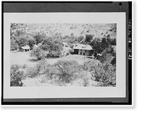 Historic Framed Print, Faraway Ranch, Willcox vicinity, Cochise County, AZ - 23,  17-7/8" x 21-7/8"