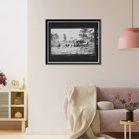 Historic Framed Print, Faraway Ranch, Willcox vicinity, Cochise County, AZ - 29,  17-7/8" x 21-7/8"