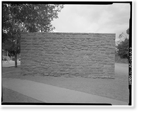 Historic Framed Print, Pinon Boarding School, Classroom Building, Navajo Route 41, North of Navajo Route 4, Pinon, Navajo County, AZ - 6,  17-7/8" x 21-7/8"