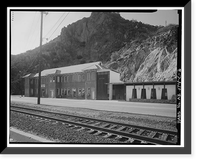 Historic Framed Print, Arizona Copper Company, Office, Coronado Boulevard, Clifton, Greenlee County, AZ - 2,  17-7/8" x 21-7/8"