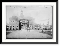 Historic Framed Print, Formosa, Red Cross Hosp.,  17-7/8" x 21-7/8"