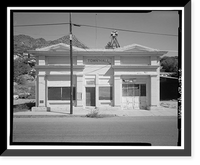 Historic Framed Print, Clifton Town Hall, Park Avenue, Clifton, Greenlee County, AZ - 4,  17-7/8" x 21-7/8"
