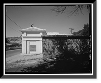 Historic Framed Print, Clifton Town Hall, Park Avenue, Clifton, Greenlee County, AZ - 6,  17-7/8" x 21-7/8"