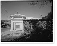 Historic Framed Print, Clifton Town Hall, Park Avenue, Clifton, Greenlee County, AZ - 6,  17-7/8" x 21-7/8"