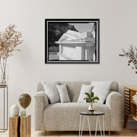 Historic Framed Print, Clifton Town Hall, Park Avenue, Clifton, Greenlee County, AZ - 13,  17-7/8" x 21-7/8"