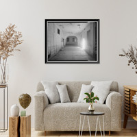 Historic Framed Print, Clifton Town Hall, Park Avenue, Clifton, Greenlee County, AZ - 16,  17-7/8" x 21-7/8"
