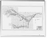 Historic Framed Print, San Carlos Irrigation Project, Lands North & South of Gila River, Coolidge, Pinal County, AZ - 3,  17-7/8" x 21-7/8"