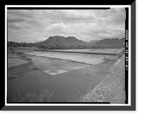 Historic Framed Print, San Carlos Irrigation Project, Ashurst-Hayden Dam, Gila River, T4S R11E S7, Coolidge, Pinal County, AZ,  17-7/8" x 21-7/8"