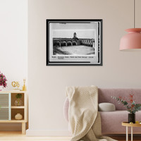 Historic Framed Print, San Carlos Irrigation Project, Marin Canal, Amhurst-Hayden Dam to Picacho Reservoir, Coolidge, Pinal County, AZ - 16,  17-7/8" x 21-7/8"