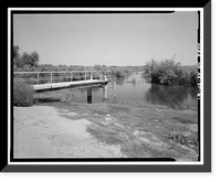 Historic Framed Print, San Carlos Irrigation Project, Picacho Resevoir, South of Gila River, Coolidge, Pinal County, AZ,  17-7/8" x 21-7/8"