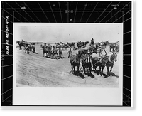 Historic Framed Print, San Carlos Irrigation Project, Picacho Resevoir, South of Gila River, Coolidge, Pinal County, AZ - 2,  17-7/8" x 21-7/8"