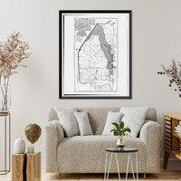 Historic Framed Print, San Carlos Irrigation Project, Picacho Resevoir, South of Gila River, Coolidge, Pinal County, AZ - 3,  17-7/8" x 21-7/8"