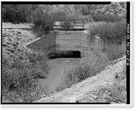 Historic Framed Print, San Carlos Irrigation Project, North Side Canal, North of Gila River, Coolidge, Pinal County, AZ - 6,  17-7/8" x 21-7/8"