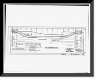Historic Framed Print, San Carlos Irrigation Project, North Side Canal, North of Gila River, Coolidge, Pinal County, AZ - 13,  17-7/8" x 21-7/8"