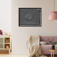 Historic Framed Print, San Carlos Irrigation Project, San Tan Indian Canal, North of Gila River, Coolidge, Pinal County, AZ - 3,  17-7/8" x 21-7/8"