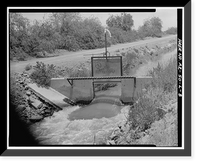 Historic Framed Print, San Carlos Irrigation Project, Casa Blanca Canal, Gila River, Coolidge, Pinal County, AZ - 8,  17-7/8" x 21-7/8"