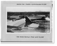 Historic Framed Print, San Carlos Irrigation Project, Casa Blanca Canal, Gila River, Coolidge, Pinal County, AZ - 10,  17-7/8" x 21-7/8"