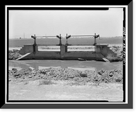 Historic Framed Print, San Carlos Irrigation Project, Southside Canal, South Side of Gila River, Coolidge, Pinal County, AZ,  17-7/8" x 21-7/8"