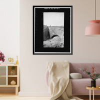 Historic Framed Print, San Carlos Irrigation Project, Southside Canal, South Side of Gila River, Coolidge, Pinal County, AZ - 7,  17-7/8" x 21-7/8"