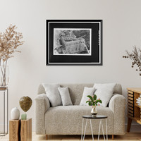 Historic Framed Print, Theodore Roosevelt Dam, Transformer House, Salt River, Tortilla Flat, Maricopa County, AZ - 8,  17-7/8" x 21-7/8"