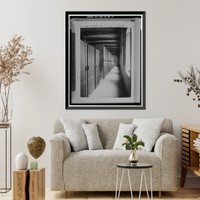 Historic Framed Print, Theodore Roosevelt Dam, Transformer House, Salt River, Tortilla Flat, Maricopa County, AZ - 22,  17-7/8" x 21-7/8"