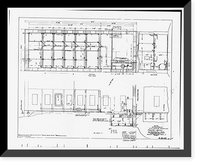 Historic Framed Print, Theodore Roosevelt Dam, Transformer House, Salt River, Tortilla Flat, Maricopa County, AZ - 26,  17-7/8" x 21-7/8"
