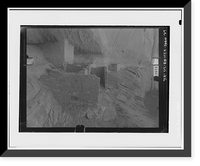 Historic Framed Print, Ledge Ruin, Canyon del Muerto, Chinle vicinity, Apache County, AZ - 2,  17-7/8" x 21-7/8"