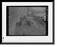 Historic Framed Print, Bad Trail Ruin, Chinle vicinity, Apache County, AZ,  17-7/8" x 21-7/8"