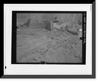 Historic Framed Print, Bad Trail Ruin, Chinle vicinity, Apache County, AZ - 2,  17-7/8" x 21-7/8"