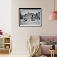 Historic Framed Print, Faraway Ranch, Erickson-Riggs Ranch House, State Highway 181, Willcox vicinity, Cochise County, AZ - 5,  17-7/8" x 21-7/8"