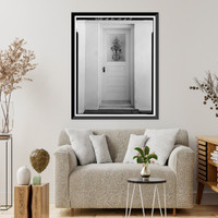 Historic Framed Print, Faraway Ranch, Erickson-Riggs Ranch House, State Highway 181, Willcox vicinity, Cochise County, AZ - 19,  17-7/8" x 21-7/8"