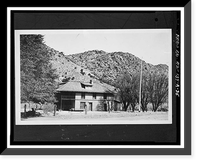 Historic Framed Print, Faraway Ranch, Erickson-Riggs Ranch House, State Highway 181, Willcox vicinity, Cochise County, AZ - 34,  17-7/8" x 21-7/8"