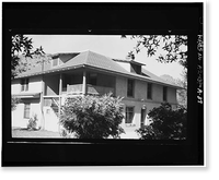 Historic Framed Print, Faraway Ranch, Erickson-Riggs Ranch House, State Highway 181, Willcox vicinity, Cochise County, AZ - 36,  17-7/8" x 21-7/8"