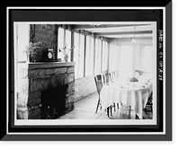 Historic Framed Print, Faraway Ranch, Erickson-Riggs Ranch House, State Highway 181, Willcox vicinity, Cochise County, AZ - 38,  17-7/8" x 21-7/8"