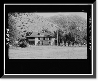 Historic Framed Print, Faraway Ranch, Erickson-Riggs Ranch House, State Highway 181, Willcox vicinity, Cochise County, AZ - 39,  17-7/8" x 21-7/8"