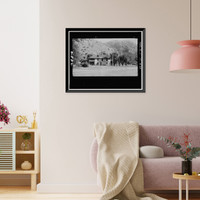 Historic Framed Print, Faraway Ranch, Erickson-Riggs Ranch House, State Highway 181, Willcox vicinity, Cochise County, AZ - 39,  17-7/8" x 21-7/8"