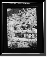 Historic Framed Print, Faraway Ranch, Erickson-Riggs Ranch House, State Highway 181, Willcox vicinity, Cochise County, AZ - 41,  17-7/8" x 21-7/8"