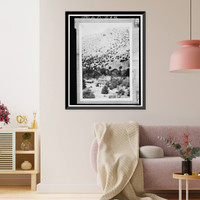 Historic Framed Print, Faraway Ranch, Erickson-Riggs Ranch House, State Highway 181, Willcox vicinity, Cochise County, AZ - 42,  17-7/8" x 21-7/8"