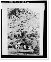 Historic Framed Print, Faraway Ranch, Erickson-Riggs Ranch House, State Highway 181, Willcox vicinity, Cochise County, AZ - 45,  17-7/8" x 21-7/8"