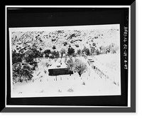 Historic Framed Print, Faraway Ranch, Erickson-Riggs Ranch House, State Highway 181, Willcox vicinity, Cochise County, AZ - 46,  17-7/8" x 21-7/8"